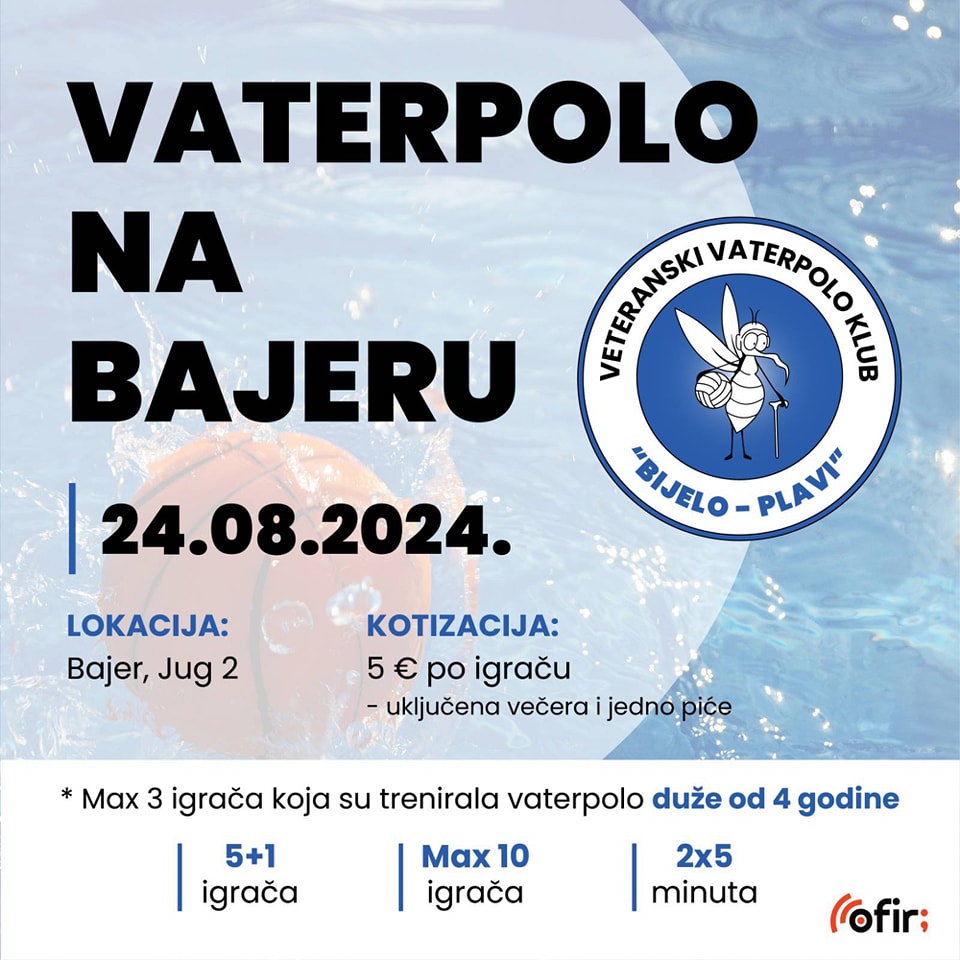 Featured image for “VVK “Bijelo-Plavi” organizira prvi amaterski turnir u vaterpolu!”
